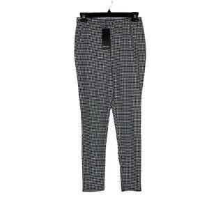 NASTY GAL  NWT Formal leggings Size 4 Black and White houndstooth
